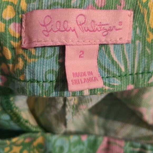 Lilly Pulitzer Size 2 Deenie Sun Dance Multicolored Print Shorts - Picture 13 of 13